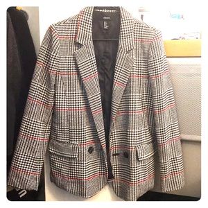 Plaid Blazer from Forever 21, boyfriend fit